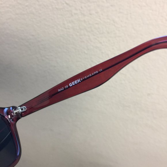 Geek Red Rouq Sunglasses - MISC065 - Picture 6 of 6